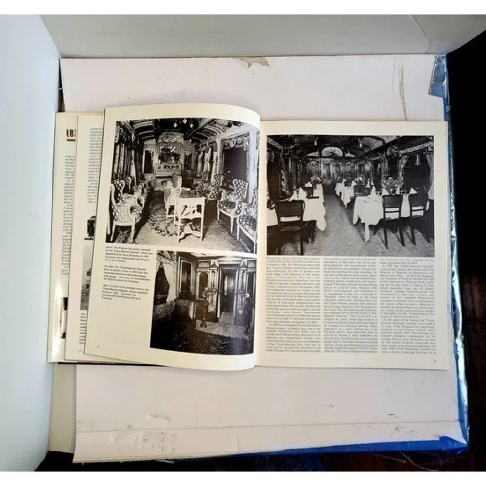 Luxury Trains of‎ the World by Georffrey Freeman Allen, 1979 Hardcover Books
